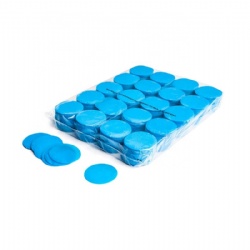 Flameproof Tissue Paper Sky-Blue Round Bulk Confetti