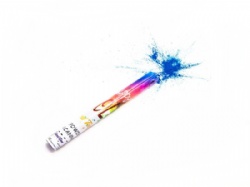 Blue holi powder cannon